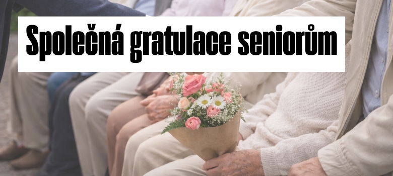 Společná gratulace seniorům – banner